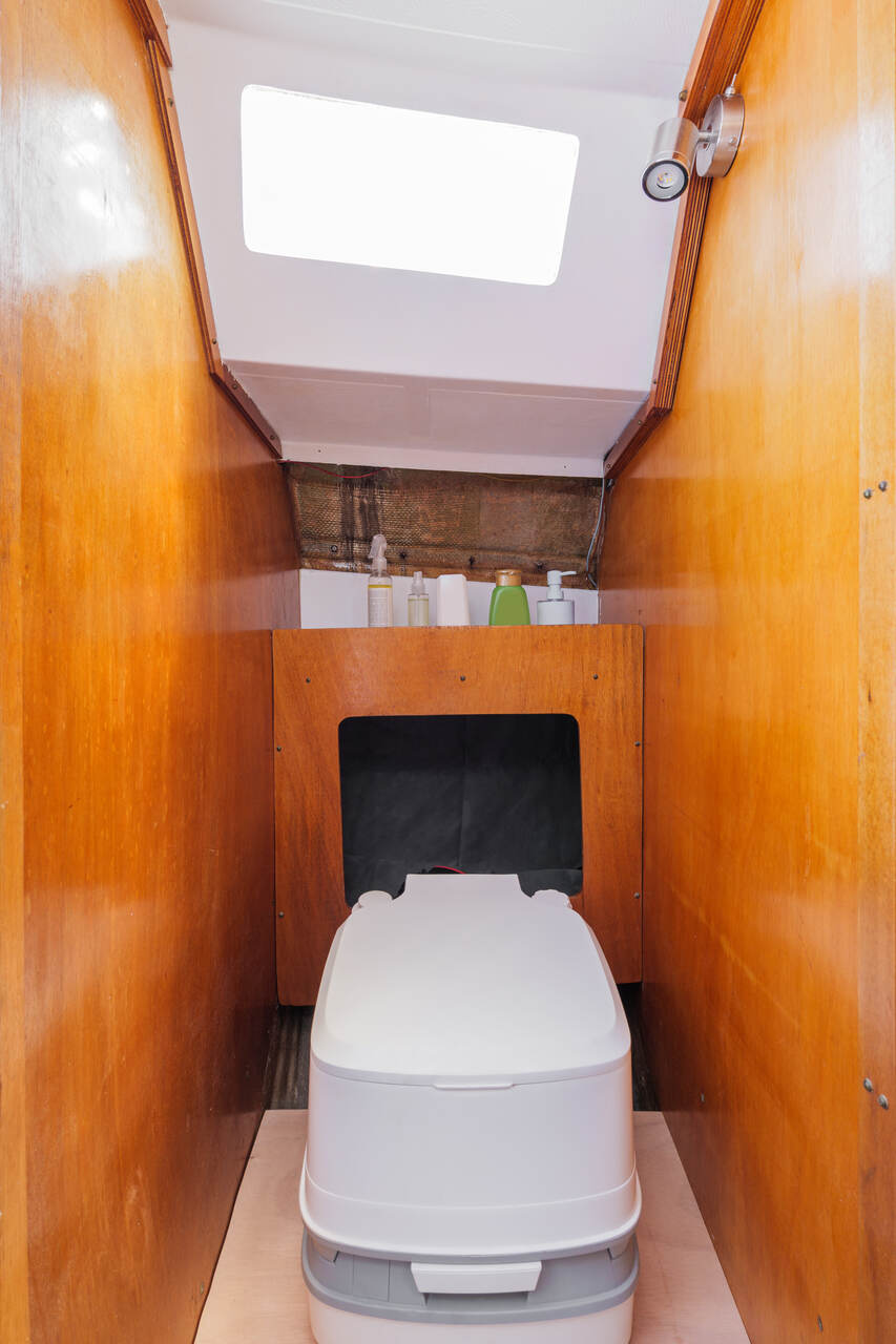 Vaso sanitário em motorhome