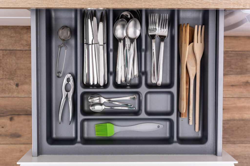 Organizador de talheres para motorhome